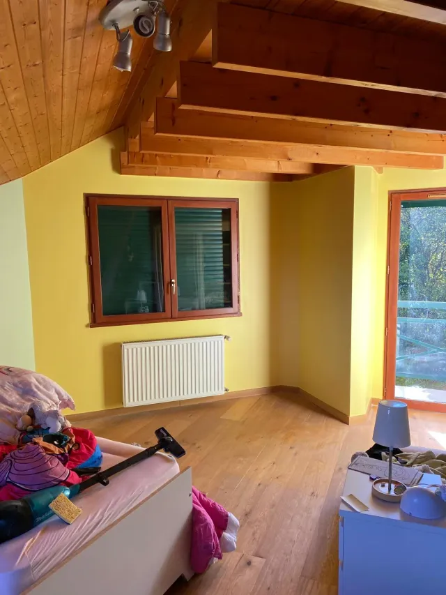 Camera terminata, vista verso la finestra