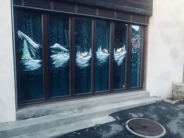 Overview of the winter decor